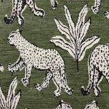 Dex Leopard Jacquard Ottoman