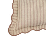 Striped 20" Linen Throw Pillow