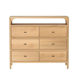 Cali 6-Drawer Oak Dresser