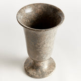 Claria Marble Footed Vase