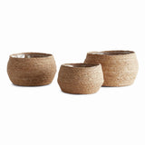 Tammy Seagrass Tapered Baskets - Set of 3