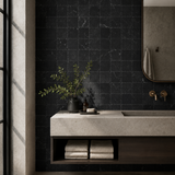 Nero St. Gabriel Tile by Castelli Marble