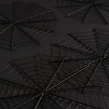 Black Wire Spider Web Placemats - Set of 4
