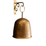 Antique Brass Bell and Wall Bracket