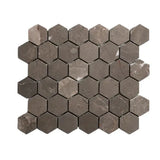 New St. Laurent Hexagon Mosaic Tile by Castelli Marble