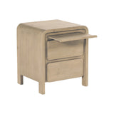 Opera 2-Drawer Nightstand - Scrubbed Teak