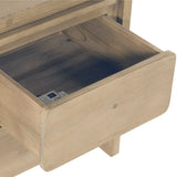 Opera 2-Drawer Nightstand - Scrubbed Teak