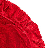 Soft Velvet Tree Skirt - Crimson - 3 Sizes