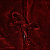Soft Velvet Tree Skirt - Dark Red - 3 Sizes
