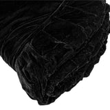 Soft Velvet Tree Skirt - Black - 3 Sizes