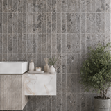Sage Gray 3"x12" Tile by Castelli Marble
