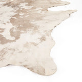Harland Modern Cowhide Rug - Warm Brown