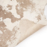 Harland Modern Cowhide Rug - Warm Brown