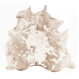 Harland Modern Cowhide Rug - Warm Brown