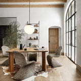 Harland Modern Cowhide Rug - Warm Brown