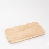 Scalloped Travertine Tray