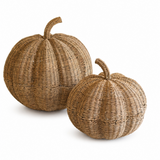 Giant Woven Vine Pumpkin - Set of 2
