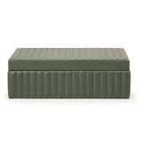 Eton Ribbed Leather Storage Box