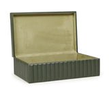 Eton Ribbed Leather Storage Box
