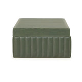 Eton Ribbed Leather Storage Box