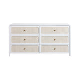 Patty Rattan 6-Drawer Dresser