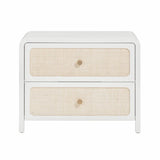 Patty Rattan 2-Drawer Nightstand