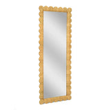 Bama Long Natural Rattan Wall Mirror