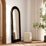 Tanya Rattan Floor Mirror