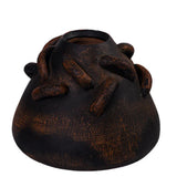 Visha Roped Dark Terracotta Vase