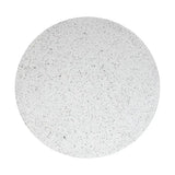 top of round terrazzo table
