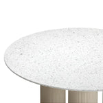 round terrazzo table