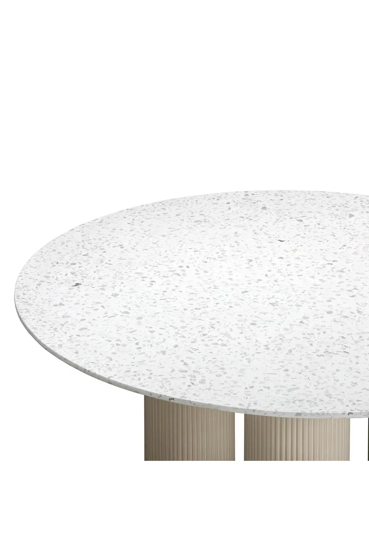 round terrazzo table