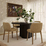 Foxy Textured Fabric Dining Chair