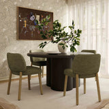Foxy Textured Fabric Dining Chair
