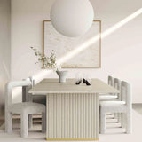 Hazel Boucle Dining Chair