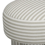 Masha Striped Performance Accent Stool