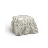 Gertrude Skirted Ottoman