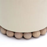 Dex Cream Ottoman