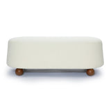 Jaine Boucle Large Ottoman