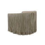 Shag Me Leather Swivel Chair