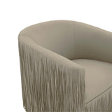 Shag Me Leather Swivel Chair