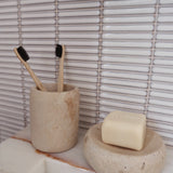 Santana Travertine Soap Dish
