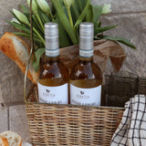 Woven Cane Caddy Basket