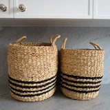 Jillian Striped Basket - 3 Sizes