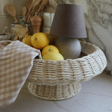 Wrenna Woven Rattan Pedestal