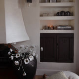 Rochelle Ribbed Marble Box - White