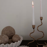 Haley Taper Holder - Gold - 2 Sizes