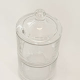 Stacked Glass Canister