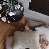 Rusty Hide Pillow - Honey Tan - 20"x20" - Set of 2