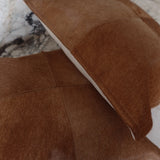 Rusty Hide Pillow - Honey Tan - 20"x20" - Set of 2